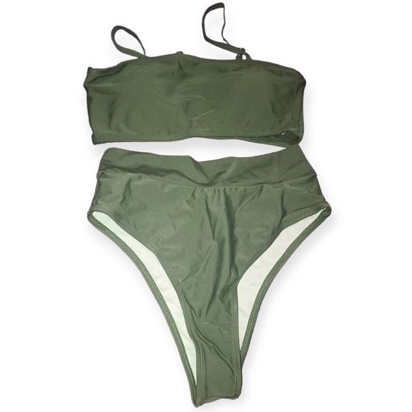 Removable Strap Wrap Cheeky High Waist Bikini - Picture 3 of 5